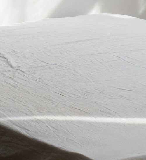 Old mattress in an empty room